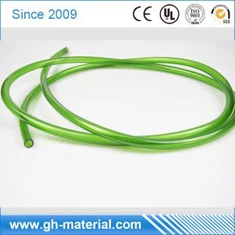 Transparan Green Koulè Vinyl tubing Manje PVC kawoutchou